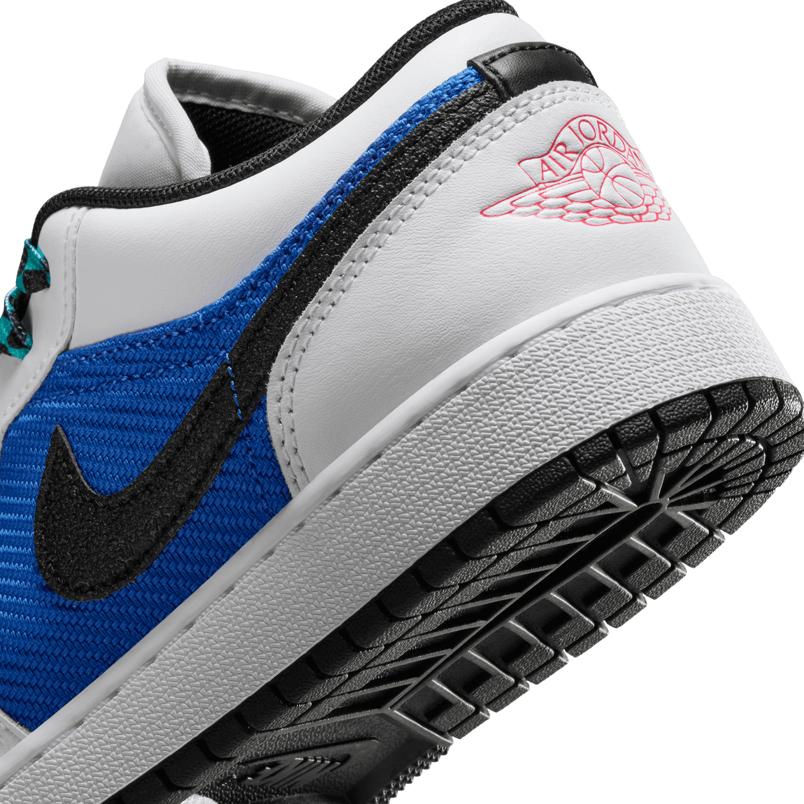 Air Jordan 1 Low SE GS (White/Black-Hyper Royal-Hyper Jade) - Air Jordan 1 Low SE GS (White/Black-Hyper Royal-Hyper Jade) - 
