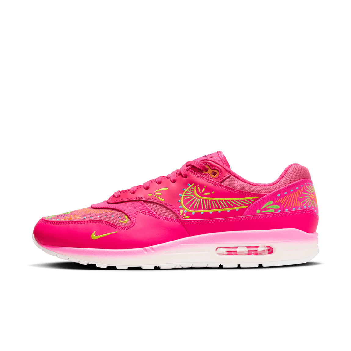 Air max sales yellow and pink