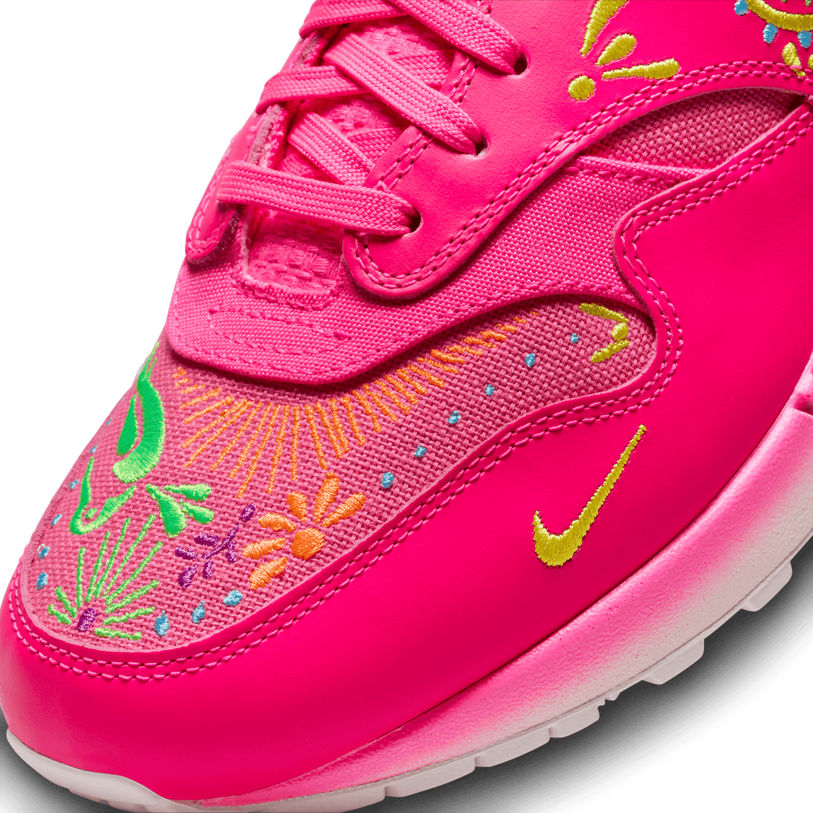 Nike Air Max 1 Premium ( Hyper Pink / Sail / Opti Yellow / Green Strike ) - Nike Air Max 1 Premium ( Hyper Pink / Sail / Opti Yellow / Green Strike ) - 