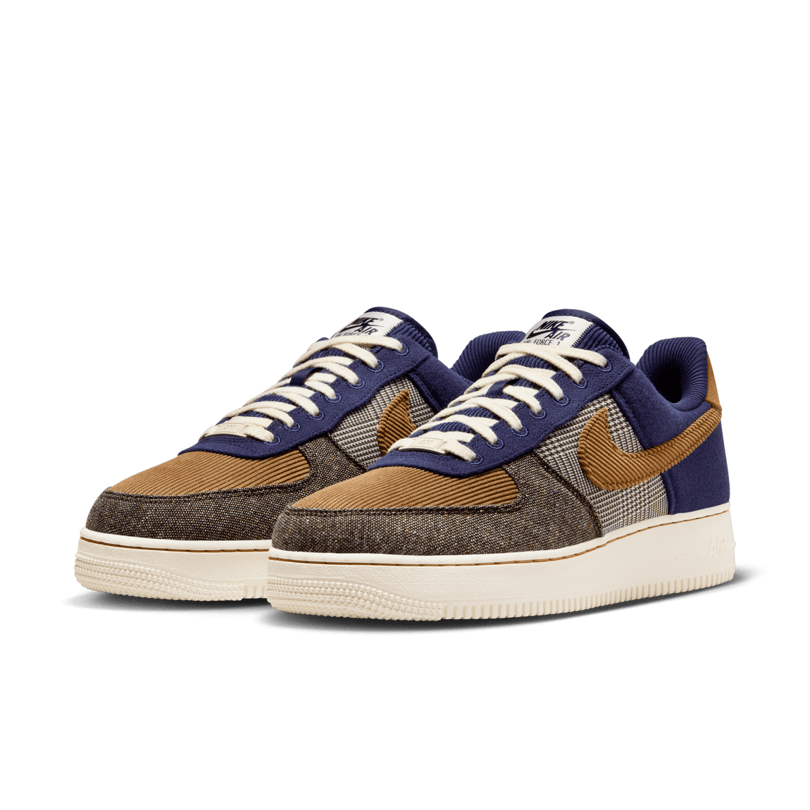 Nike Air Force 1 '07 Premium ( Midnight Navy / Ale Brown / Ivory ) - Nike Air Force 1 '07 Premium ( Midnight Navy / Ale Brown / Ivory ) - 