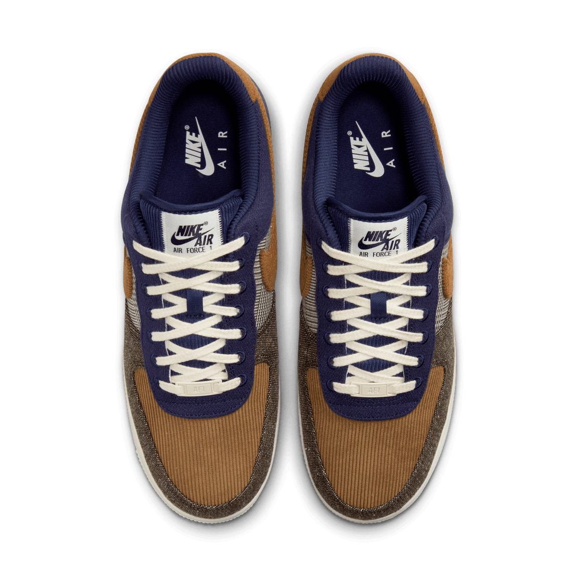 Nike Air Force 1 '07 Premium ( Midnight Navy / Ale Brown / Ivory ) - Nike Air Force 1 '07 Premium ( Midnight Navy / Ale Brown / Ivory ) - 