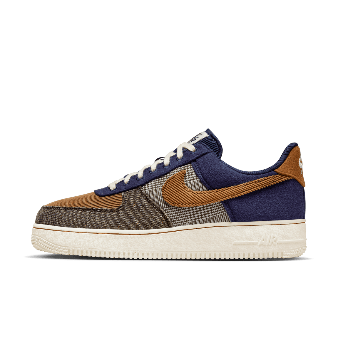 Nike Air Force 1 '07 Premium ( Midnight Navy / Ale Brown / Ivory ) - Nike Air Force 1 '07 Premium ( Midnight Navy / Ale Brown / Ivory ) - 