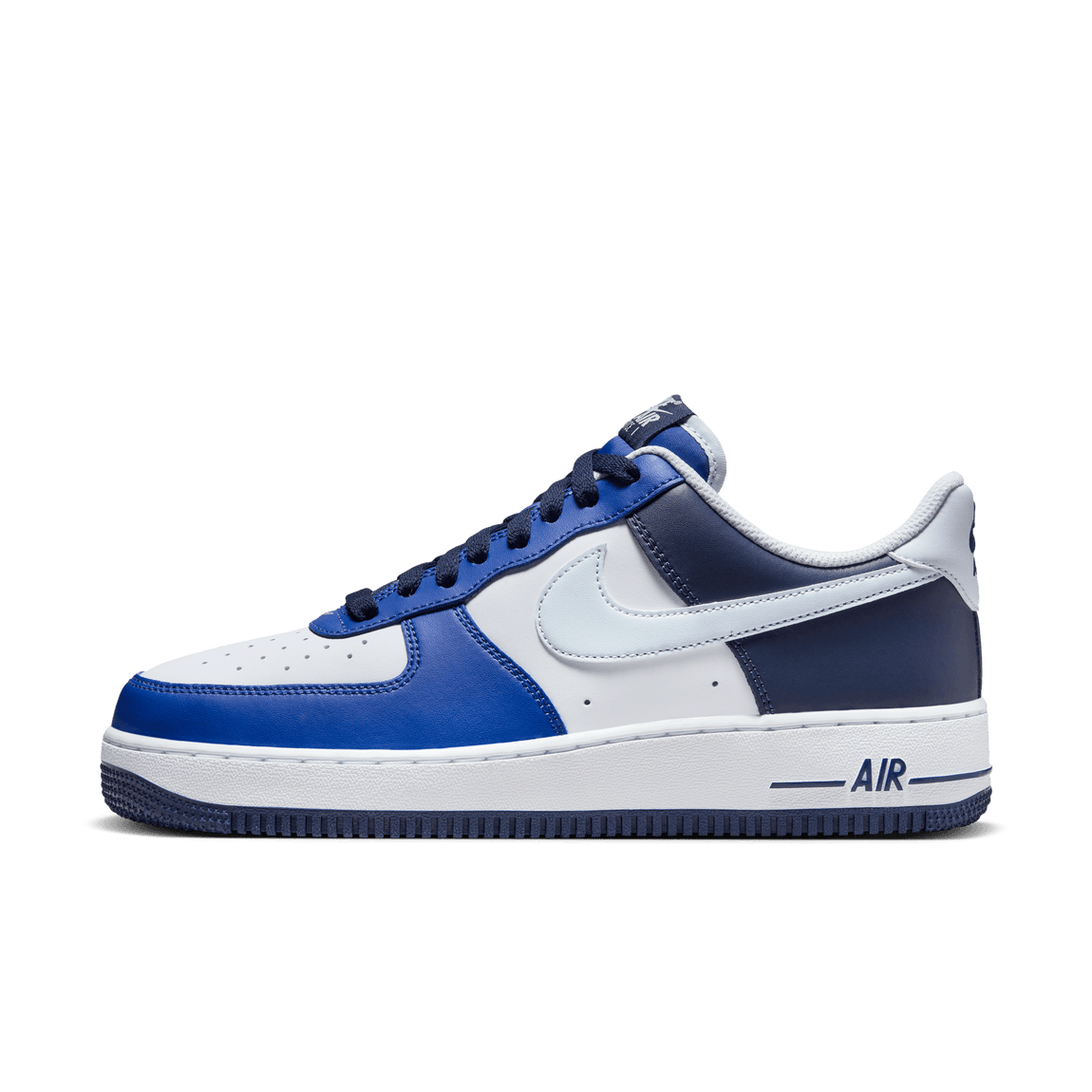 Nike Air Force 1 '07 LV8 (White/Football Grey-Game Royal) - Nike Air Force 1 '07 LV8 (White/Football Grey-Game Royal) - 