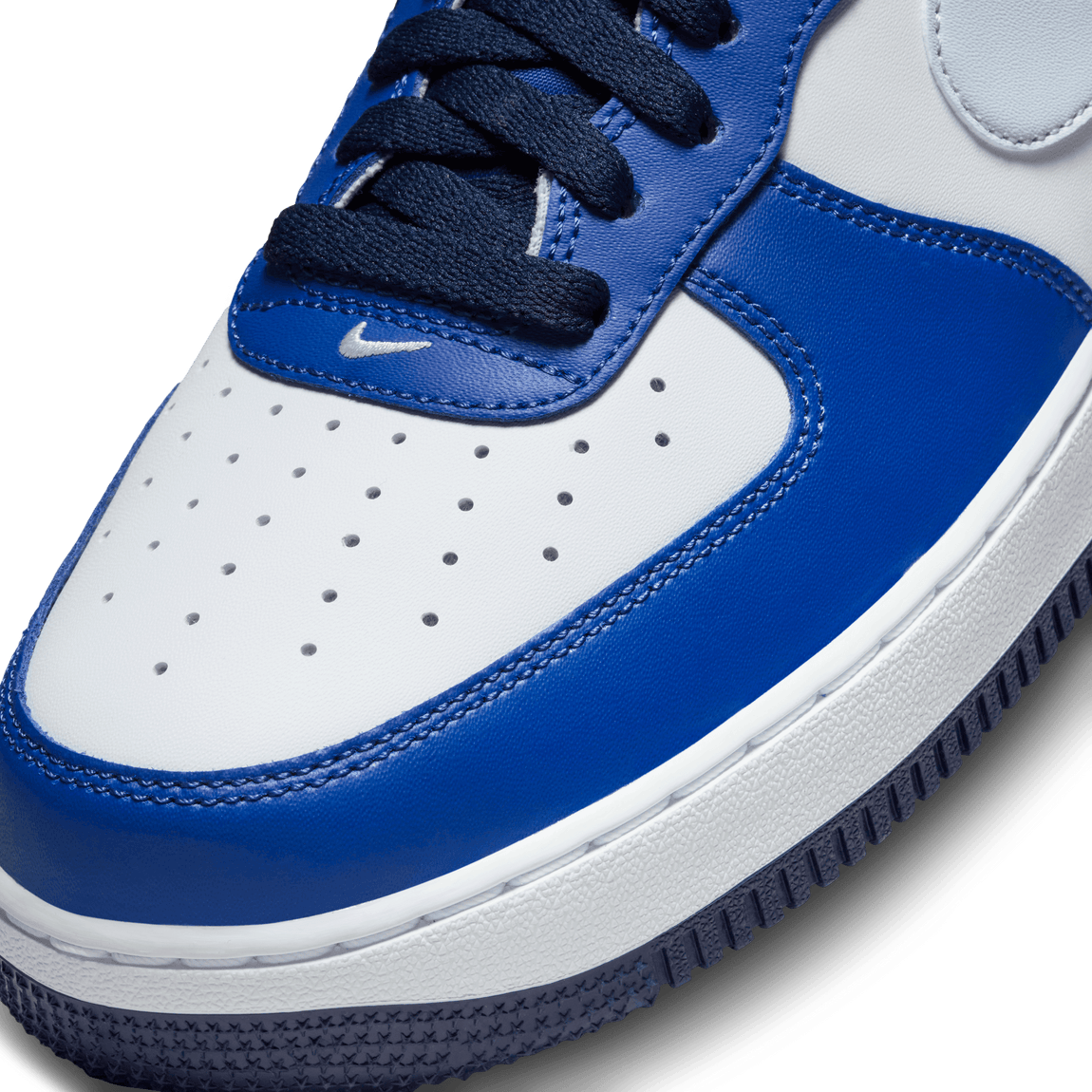 Nike Air Force 1 '07 LV8 (White/Football Grey-Game Royal) - Nike Air Force 1 '07 LV8 (White/Football Grey-Game Royal) - 