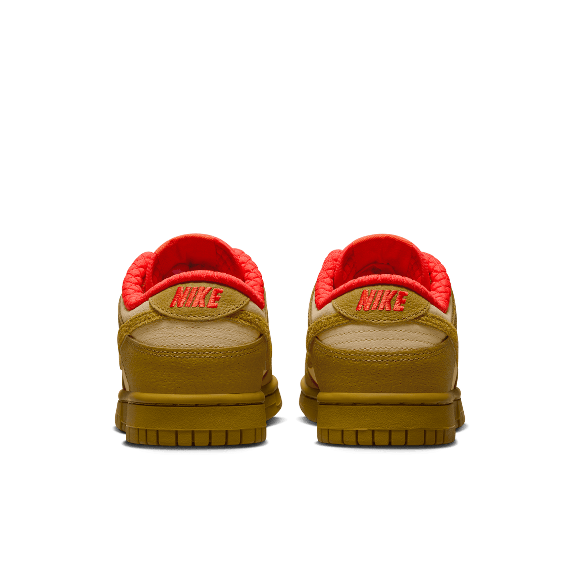 Women's Nike Dunk Low (Sesame/Bronzine-Picante Red) - Women's Nike Dunk Low (Sesame/Bronzine-Picante Red) - 