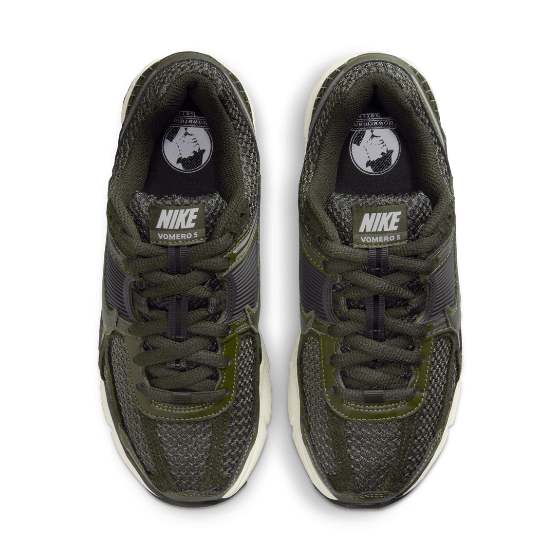 Women's Nike Zoom Vomero 5 (Cargo Khaki/Sequoia-Sail-Metallic Silver) - Women's Nike Zoom Vomero 5 (Cargo Khaki/Sequoia-Sail-Metallic Silver) - 