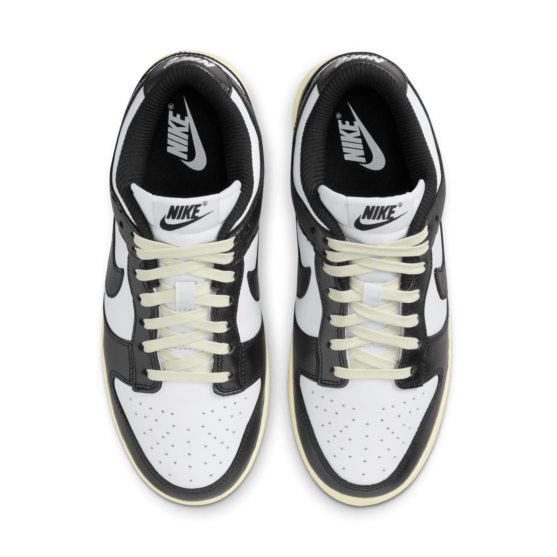 Women's Nike Dunk Low ( White / Black / Coconut Milk ) - Women's Nike Dunk Low ( White / Black / Coconut Milk ) - 