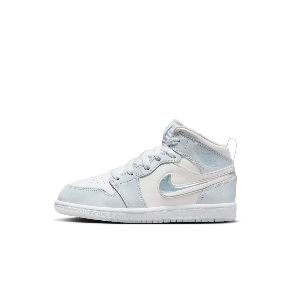 Air Jordan 1 Mid SE PS (Blue Tint/Ice Blue-Summit White) - jordan