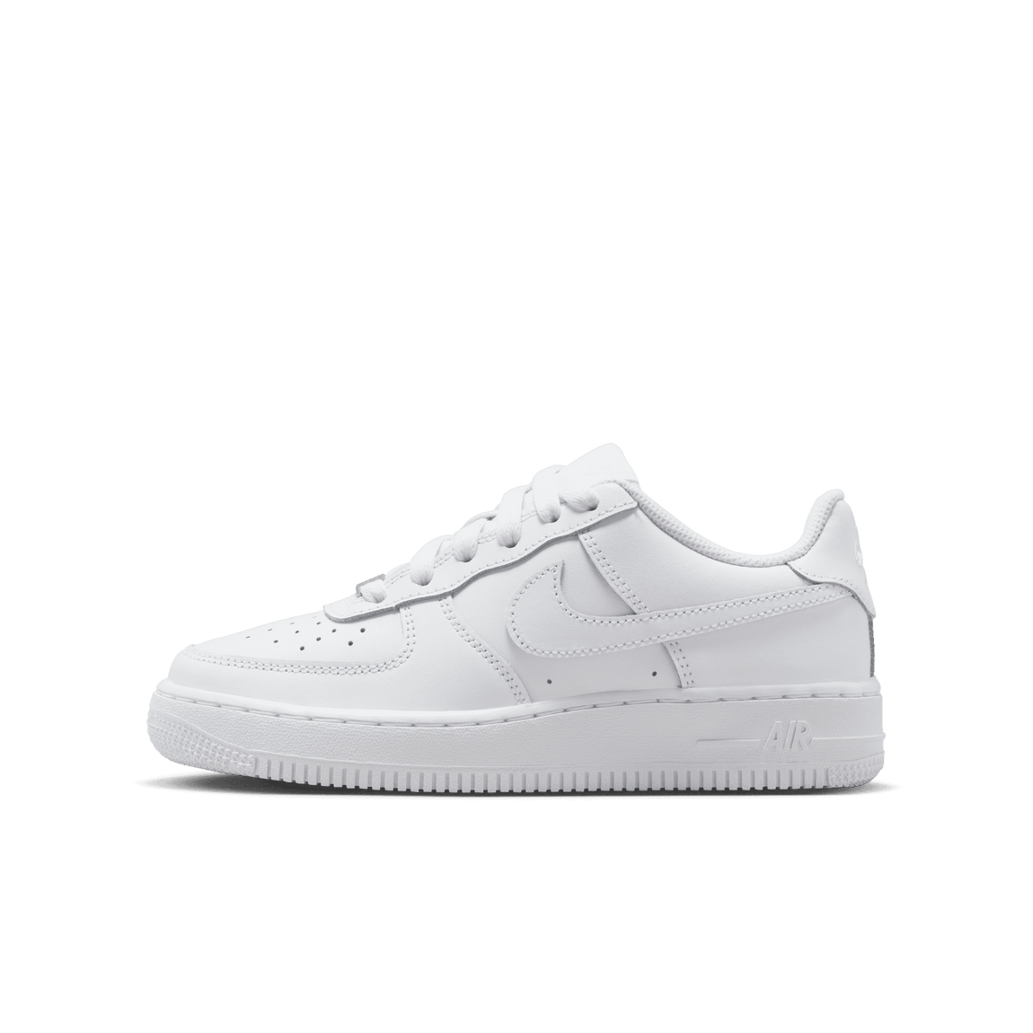Nike Air Force 1 LE GS (White/White) - Nike Air Force 1 LE GS (White/White) - 