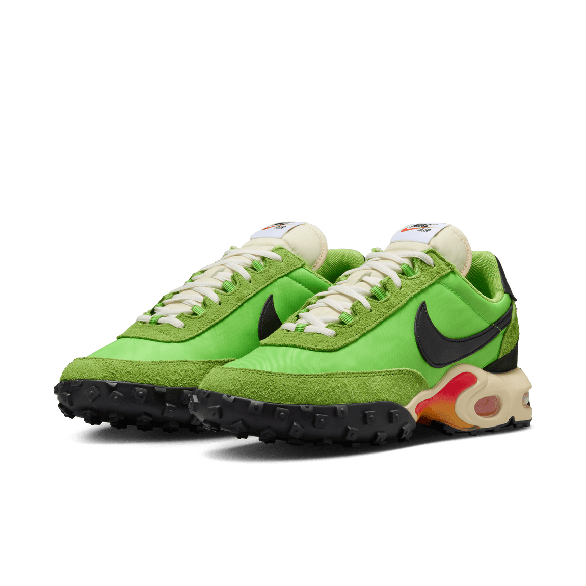 Nike Air Max Waffle SP (Action Green/Black-Total Orange) - Nike Air Max Waffle SP (Action Green/Black-Total Orange) - 