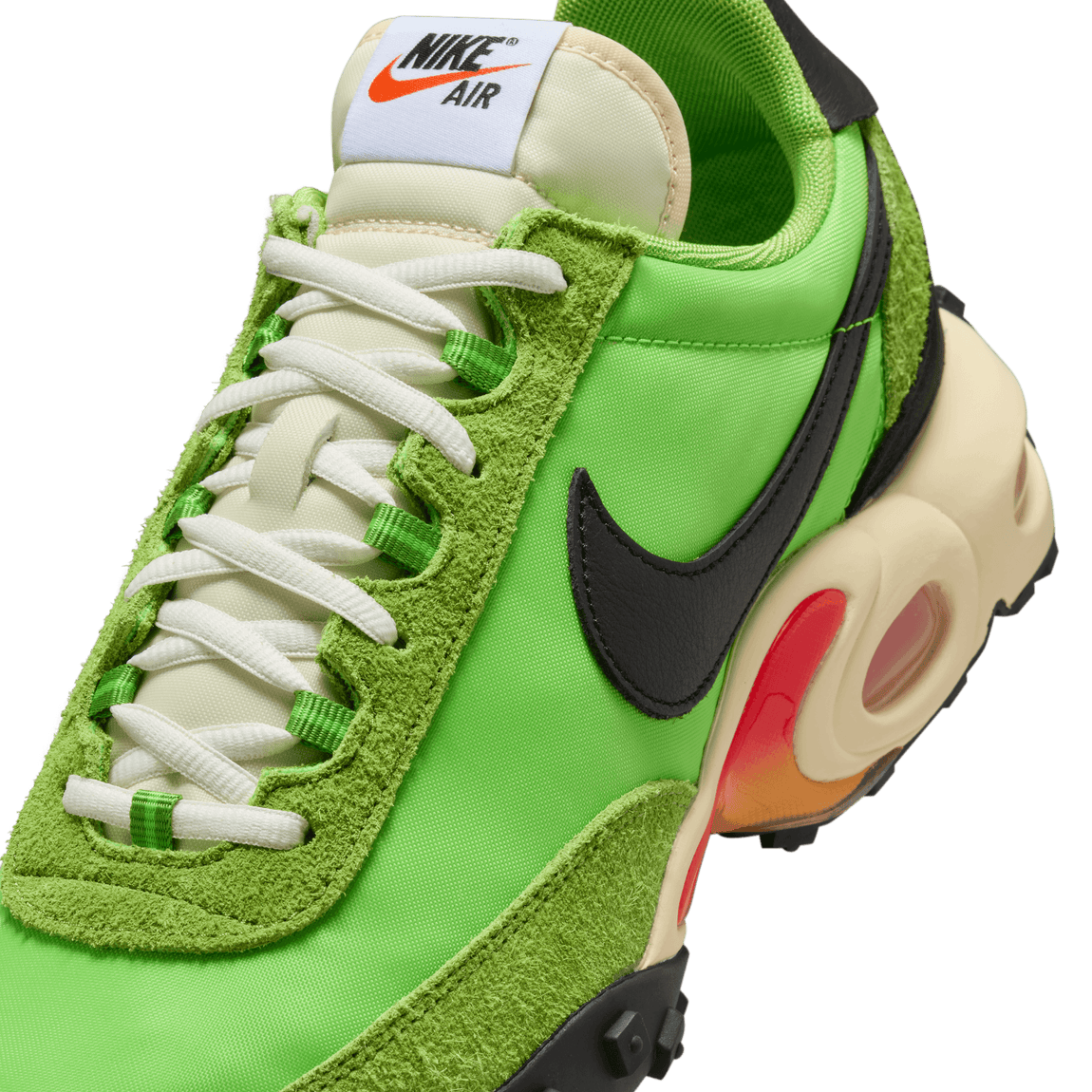 Nike Air Max Waffle SP (Action Green/Black-Total Orange) - Nike Air Max Waffle SP (Action Green/Black-Total Orange) - 