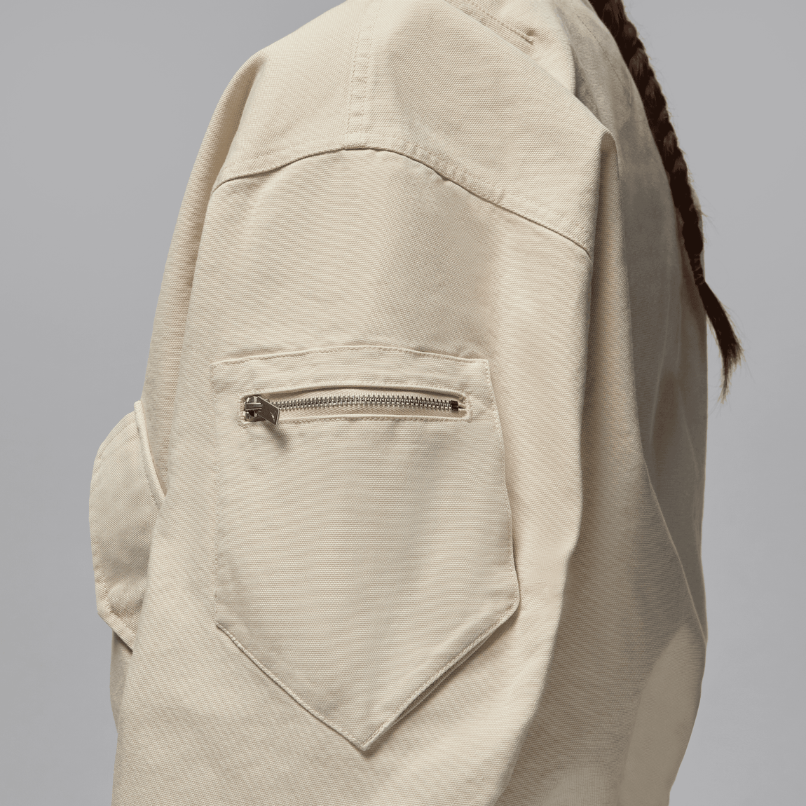 Women's Jordan Renegade Lightweight Jacket (Legend Lt Brown) - Women's Jordan Renegade Lightweight Jacket (Legend Lt Brown) - 