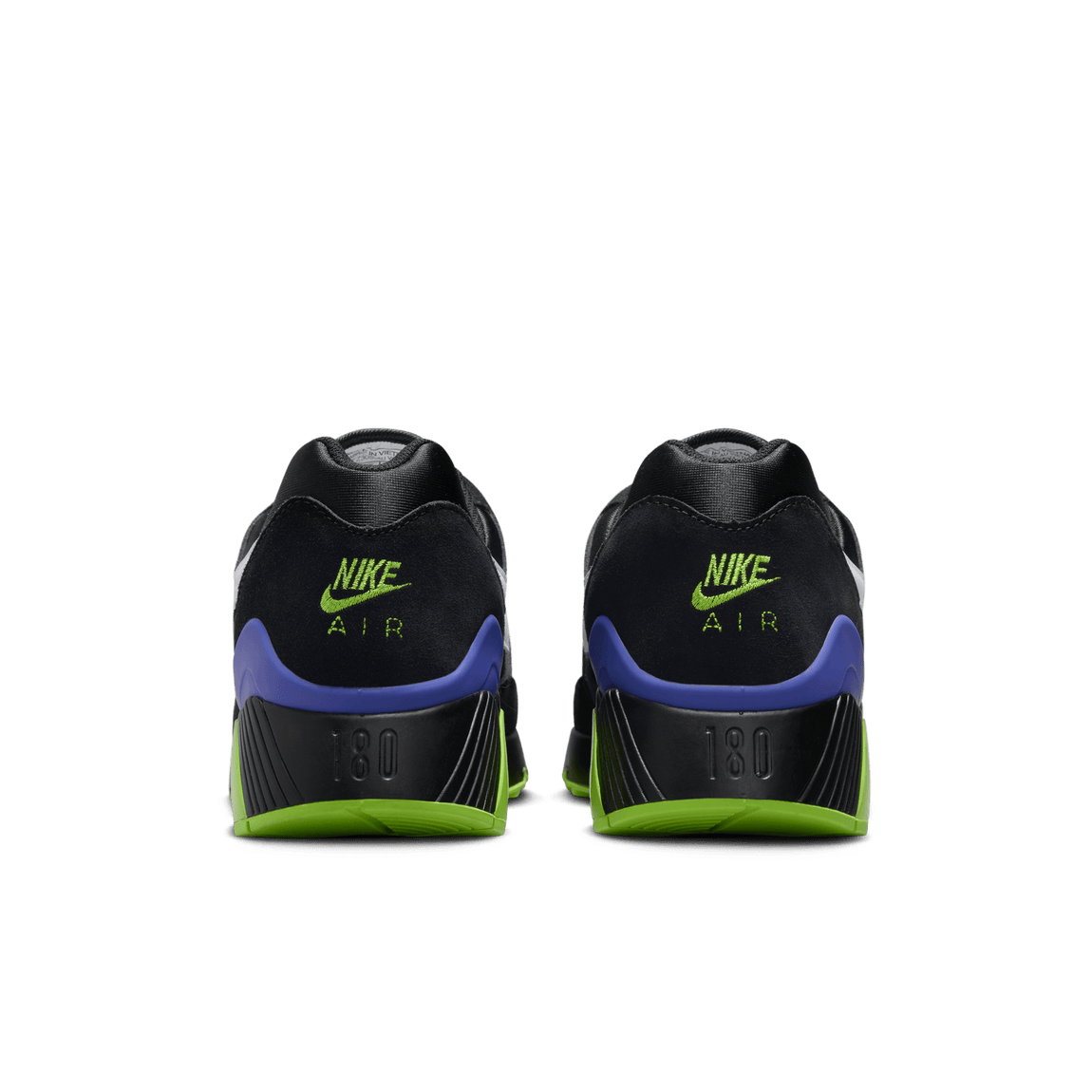Nike Air Max 180 QS (Black/White-Action Green-Persian Violet) - Nike Air Max 180 QS (Black/White-Action Green-Persian Violet) - 