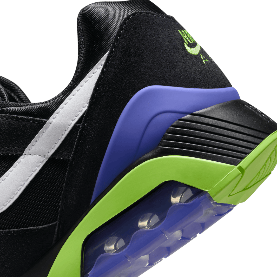 Nike Air Max 180 QS (Black/White-Action Green-Persian Violet) - Nike Air Max 180 QS (Black/White-Action Green-Persian Violet) - 