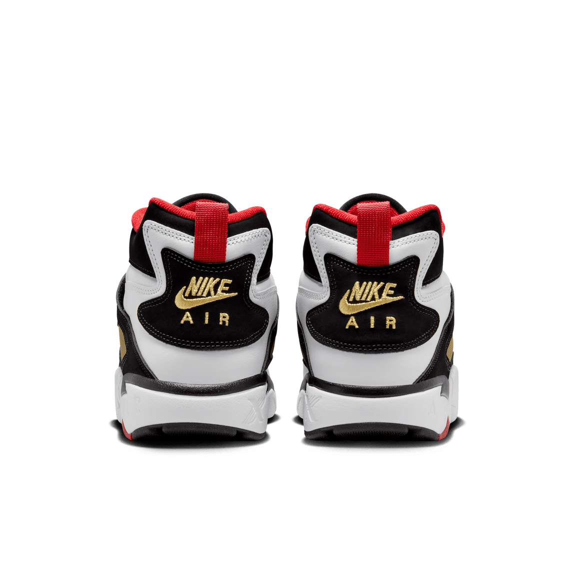 Nike Air Diamond Turf (White/Fire Red-Black-Metallic Gold) - Nike Air Diamond Turf (White/Fire Red-Black-Metallic Gold) - 