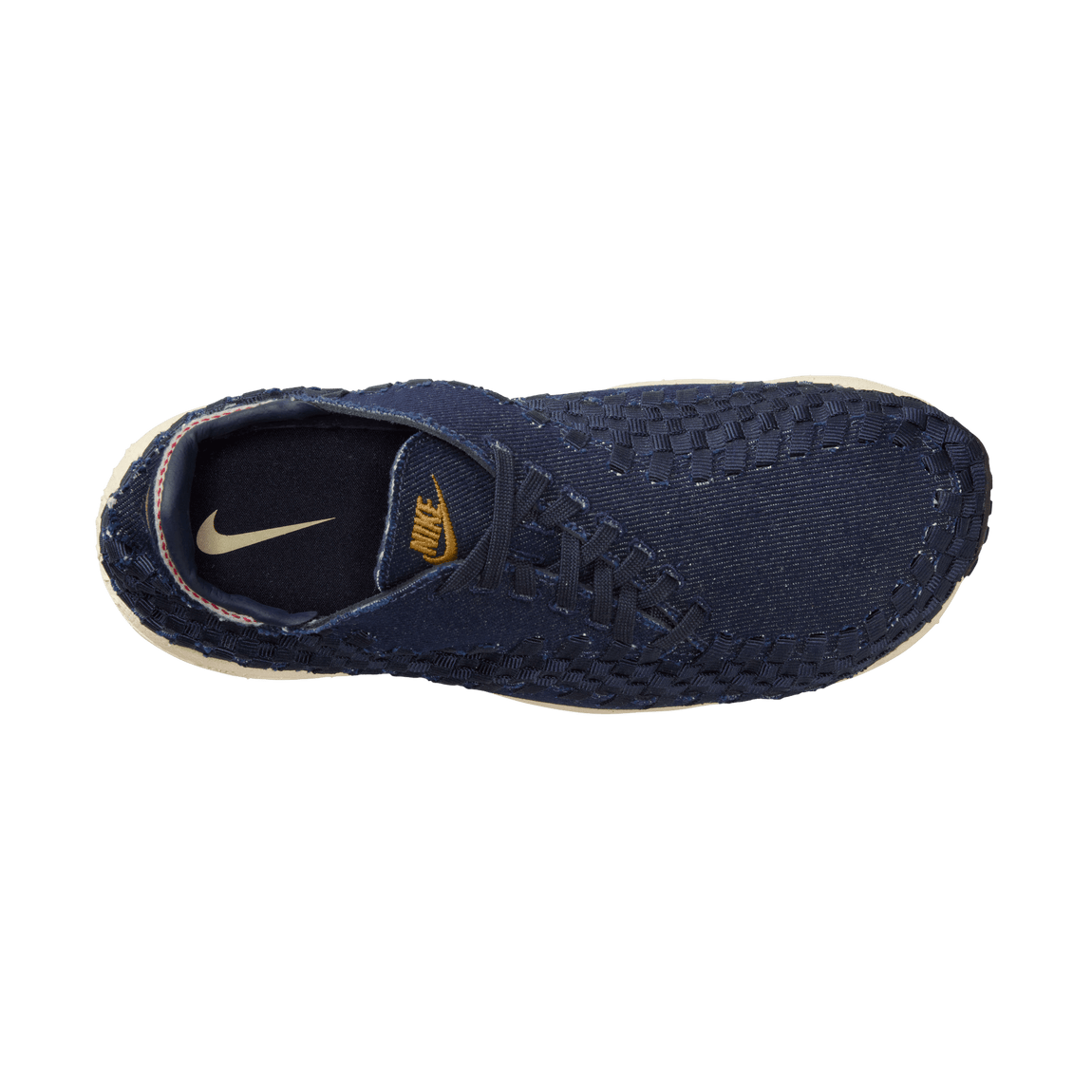 Women's Nike Air Footscape Woven (Denim/Wheat Gold-Obsidian-Coconut Milk) - Women's Nike Air Footscape Woven (Denim/Wheat Gold-Obsidian-Coconut Milk) - 