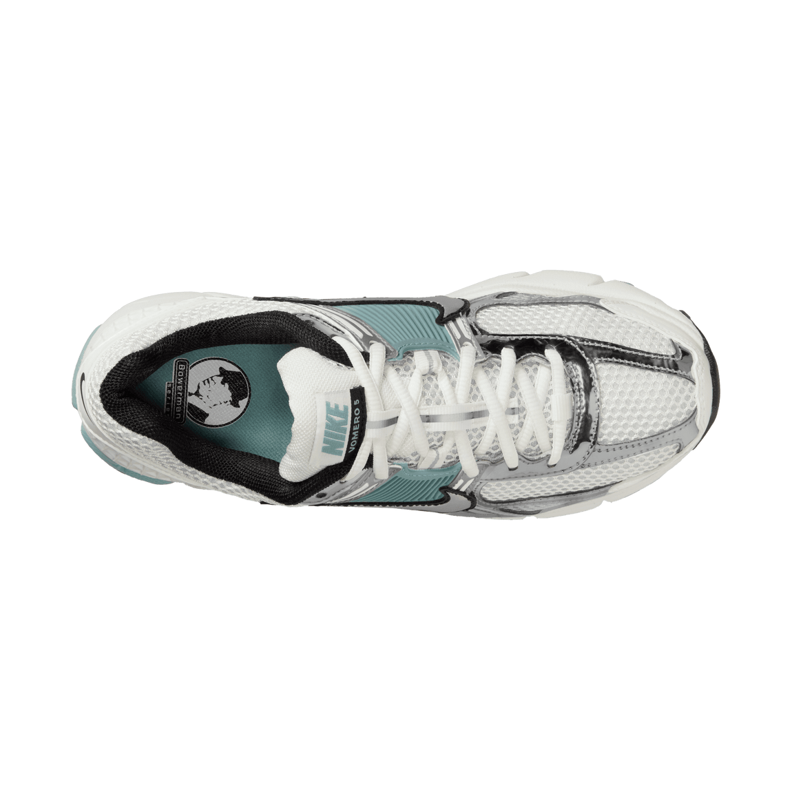 Women's Nike Zoom Vomero 5 (Summit White/Metallic Silver-Wolf Grey) - Women's Nike Zoom Vomero 5 (Summit White/Metallic Silver-Wolf Grey) - 