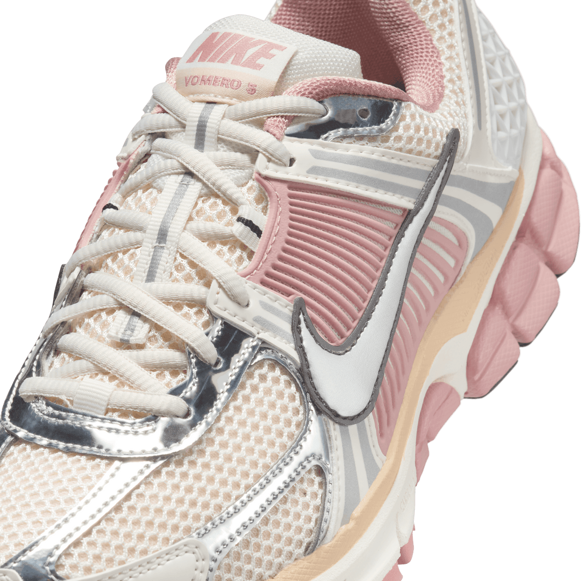 Women's Nike Zoom Vomero 5 (Sail/Sail-Pearl White-Particle Pink) - Women's Nike Zoom Vomero 5 (Sail/Sail-Pearl White-Particle Pink) - 