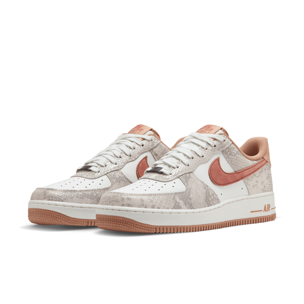 Nike Air Force 1 '07 LV8 (Summit White/Canyon Rust-Sail) - Nike Air Force 1 '07 LV8 (Summit White/Canyon Rust-Sail) - 