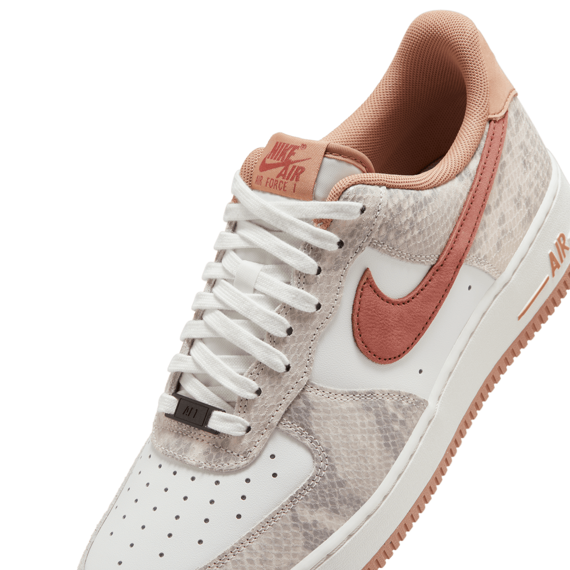 Nike Air Force 1 '07 LV8 (Summit White/Canyon Rust-Sail) - Nike Air Force 1 '07 LV8 (Summit White/Canyon Rust-Sail) - 