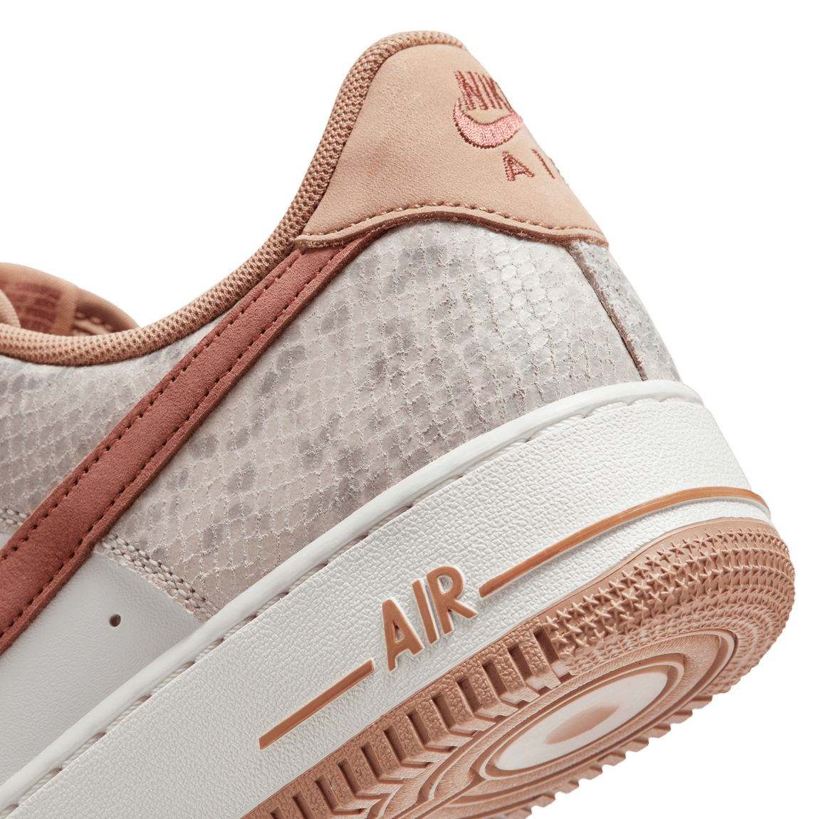 Nike Air Force 1 '07 LV8 (Summit White/Canyon Rust-Sail) - Nike Air Force 1 '07 LV8 (Summit White/Canyon Rust-Sail) - 