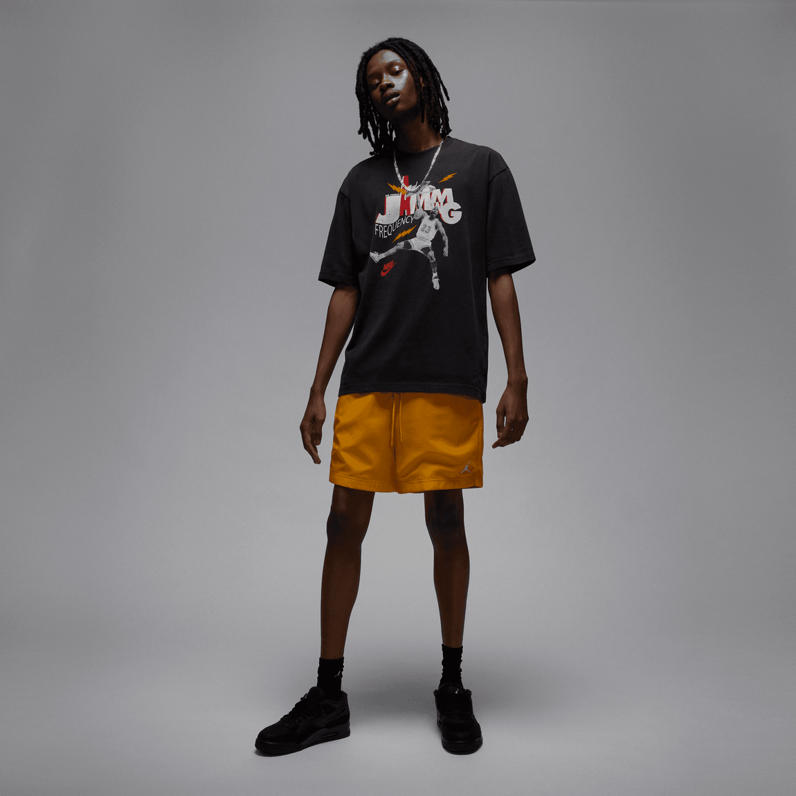 Jordan Brand Graphic T-Shirt (Black/White) - Jordan Brand Graphic T-Shirt (Black/White) - 