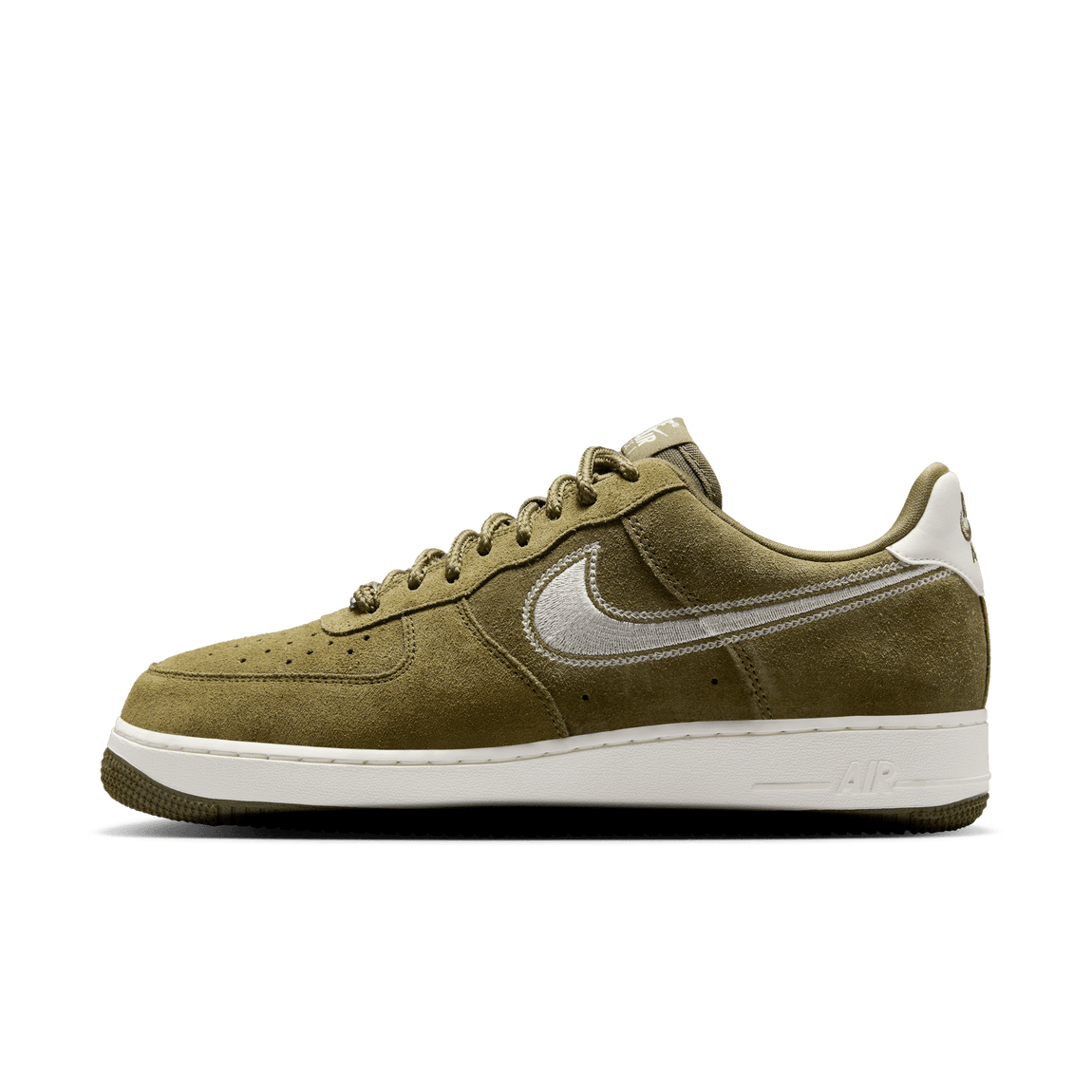 Nike Air Force 1 '07 LV8 (Medium Olive/Sail) - Nike Air Force 1 '07 LV8 (Medium Olive/Sail) - 