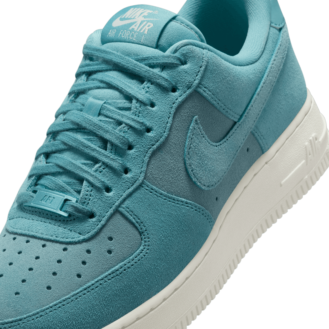 Women's Nike Air Force 1 '07 (Denim Turquoise/Sail) - Women's Nike Air Force 1 '07 (Denim Turquoise/Sail) - 