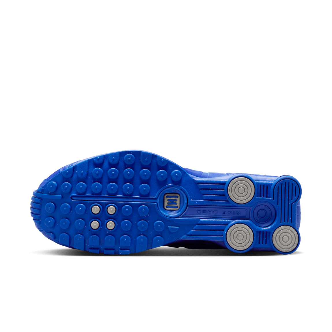 Blue nike shox on sale