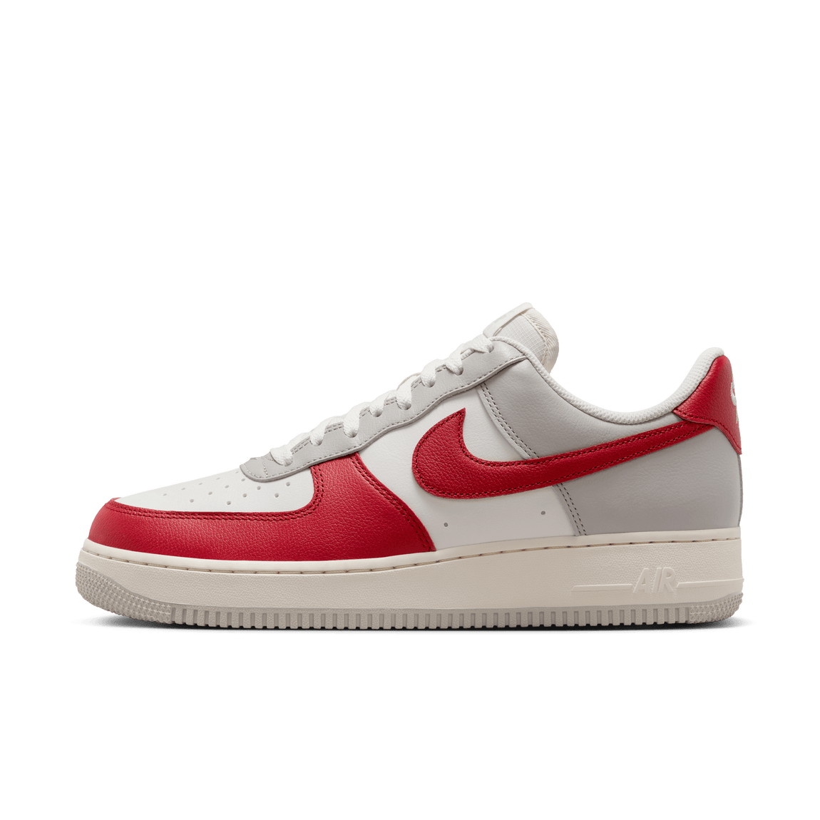 Nike Air Force 1 07 LV8 Lt Iron Ore Gym Red Pale Ivory Phantom Centre