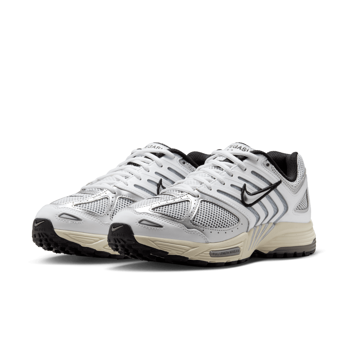 Women's Nike Air Pegasus 2005 (White/Metallic Silver-Coconut Milk-Black) - Women's Nike Air Pegasus 2005 (White/Metallic Silver-Coconut Milk-Black) - 