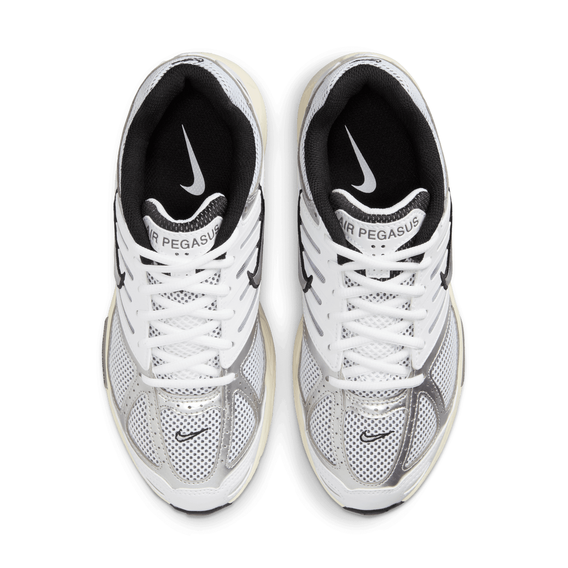 Women's Nike Air Pegasus 2005 (White/Metallic Silver-Coconut Milk-Black) - Women's Nike Air Pegasus 2005 (White/Metallic Silver-Coconut Milk-Black) - 