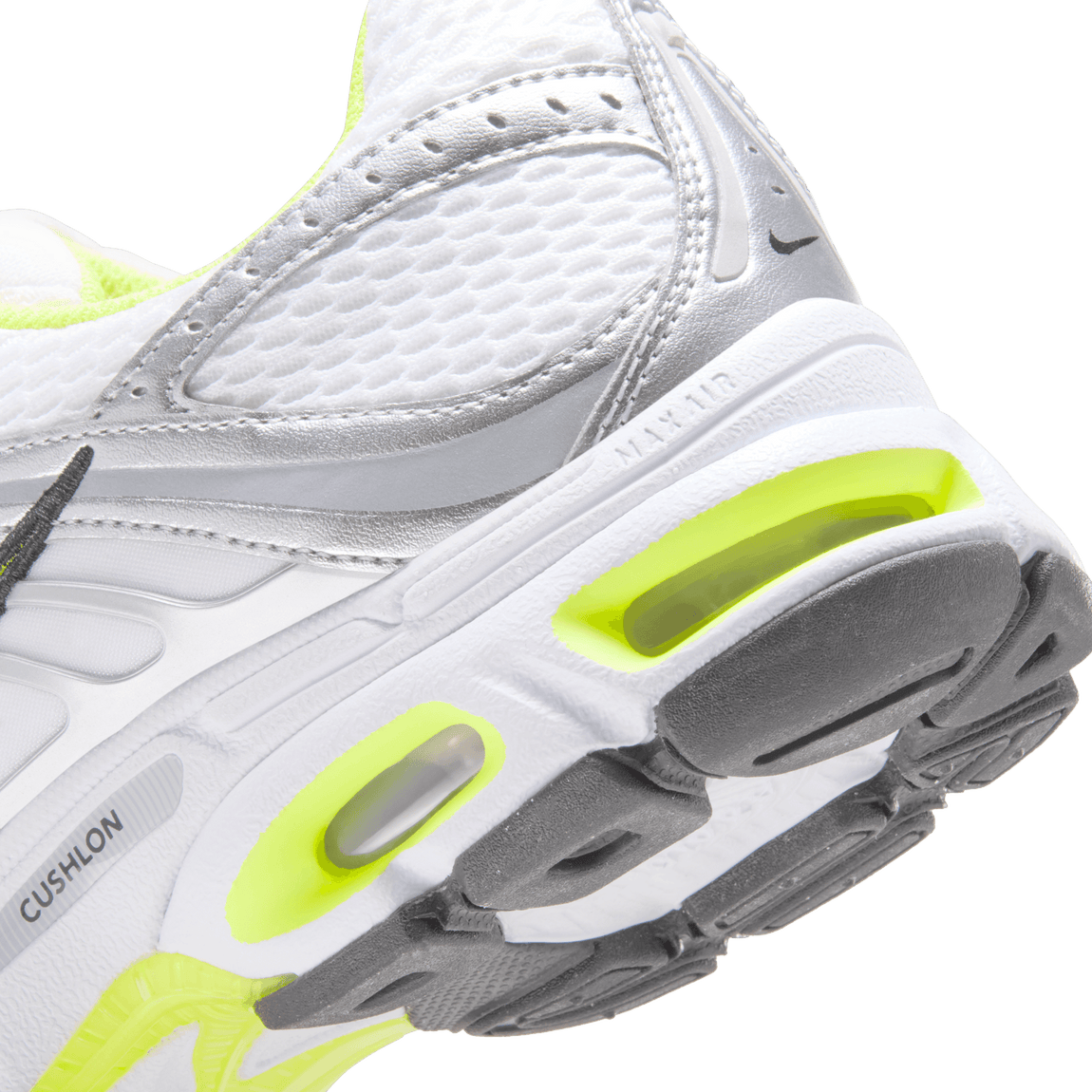Women's Nike Air Max Moto 2K (White/Cyber-Metallic Silver-Black) - Women's Nike Air Max Moto 2K (White/Cyber-Metallic Silver-Black) - 