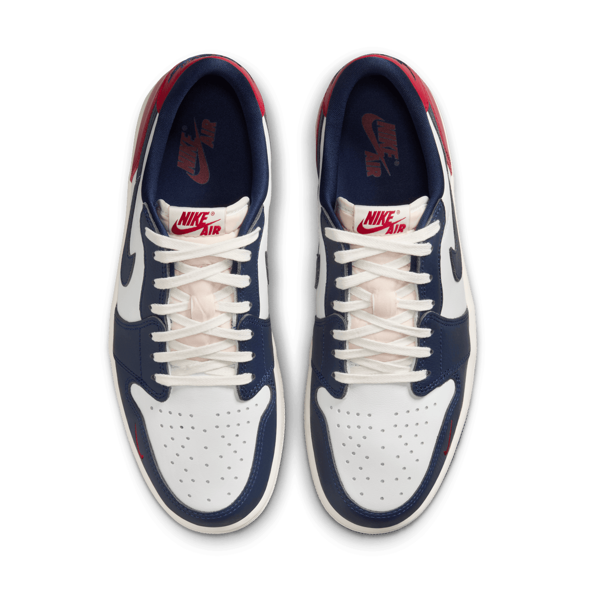 Air Jordan 1 Retro Low OG “Howard University” (Summit White/Gym Red-Midnight Navy) 10/12 - Air Jordan 1 Retro Low OG “Howard University” (Summit White/Gym Red-Midnight Navy) 10/12 - 