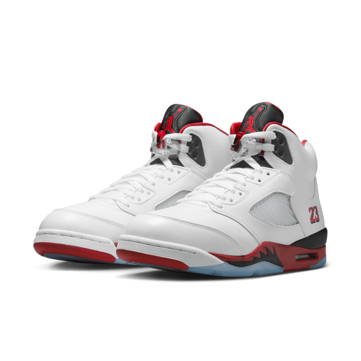 Air Jordan 5 Retro (White/Fire Red-Black) 9/13 - Air Jordan 5 Retro (White/Fire Red-Black) 9/13 - 