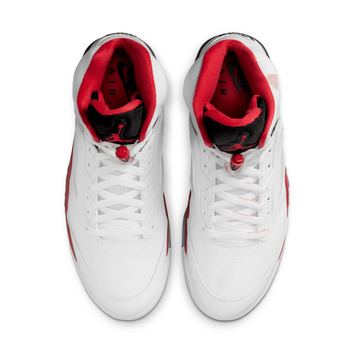Air Jordan 5 Retro (White/Fire Red-Black) 9/13 - Air Jordan 5 Retro (White/Fire Red-Black) 9/13 - 
