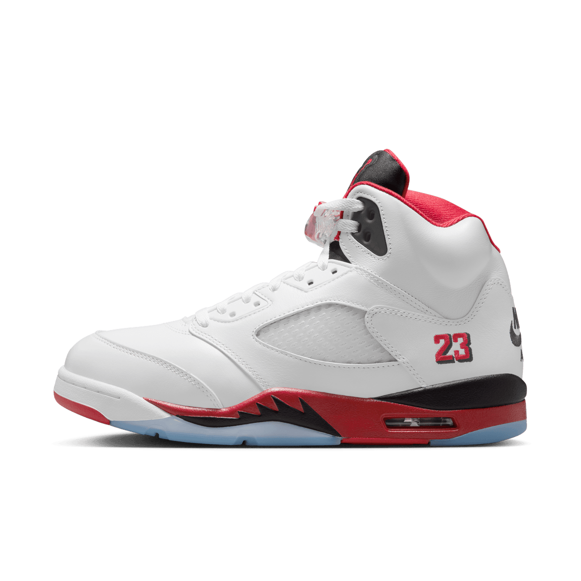 Air Jordan 5 Retro (White/Fire Red-Black) 9/13 - Air Jordan 5 Retro (White/Fire Red-Black) 9/13 - 