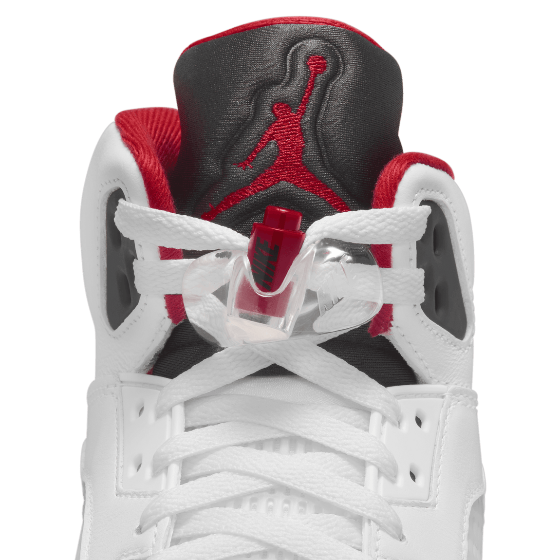 Air Jordan 5 Retro (White/Fire Red-Black) 9/13 - Air Jordan 5 Retro (White/Fire Red-Black) 9/13 - 