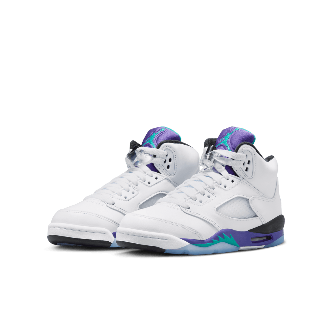 Air Jordan 5 Retro GS (White/New Emerald-Grape Ice-Black) 6/21 - Air Jordan 5 Retro GS (White/New Emerald-Grape Ice-Black) 6/21 - 