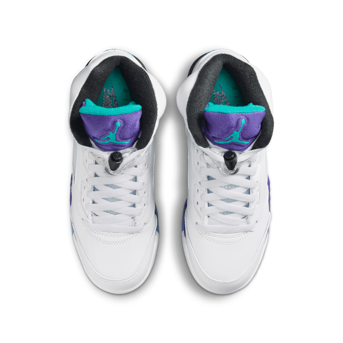 Air Jordan 5 Retro GS (White/New Emerald-Grape Ice-Black) 6/21 - Air Jordan 5 Retro GS (White/New Emerald-Grape Ice-Black) 6/21 - 