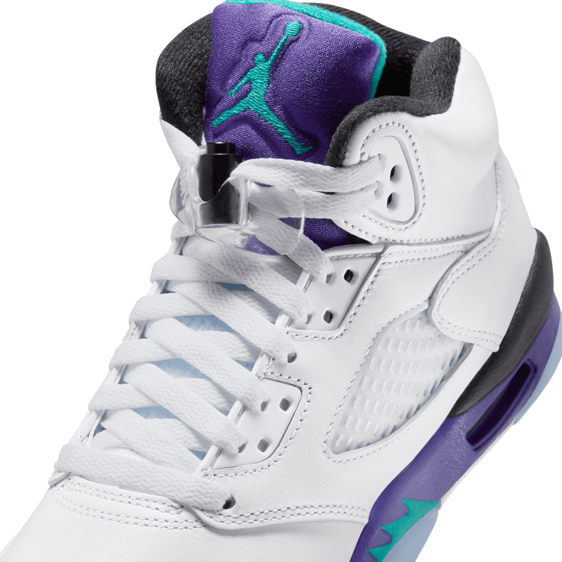 Air Jordan 5 Retro GS (White/New Emerald-Grape Ice-Black) 6/21 - Air Jordan 5 Retro GS (White/New Emerald-Grape Ice-Black) 6/21 - 