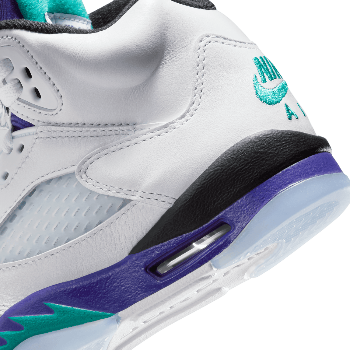 Air Jordan 5 Retro GS (White/New Emerald-Grape Ice-Black) 6/21 - Air Jordan 5 Retro GS (White/New Emerald-Grape Ice-Black) 6/21 - 