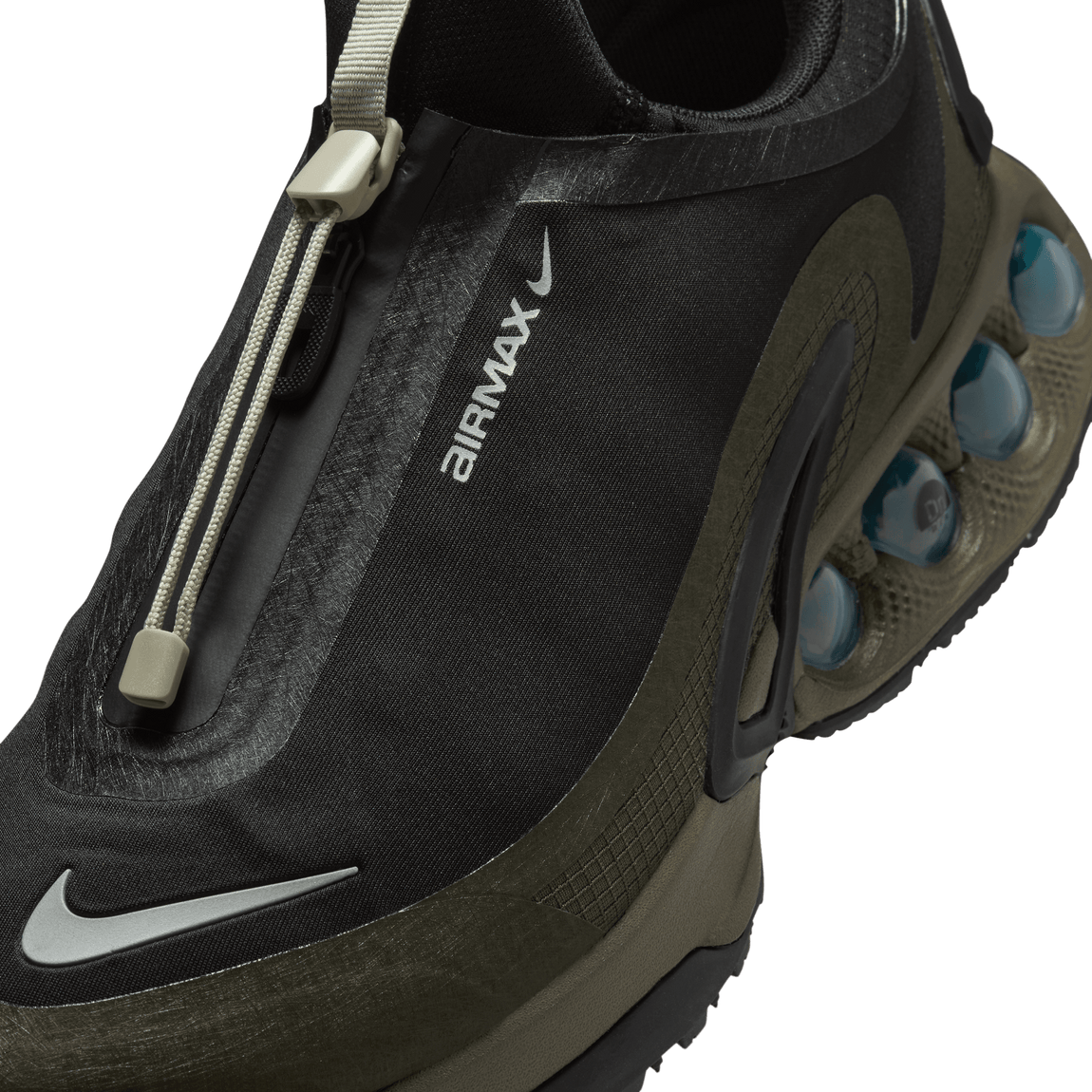 Nike Air Max Dn Roam (Black/Metallic Silver-Cargo Khaki-Stone) - Nike Air Max Dn Roam (Black/Metallic Silver-Cargo Khaki-Stone) - 