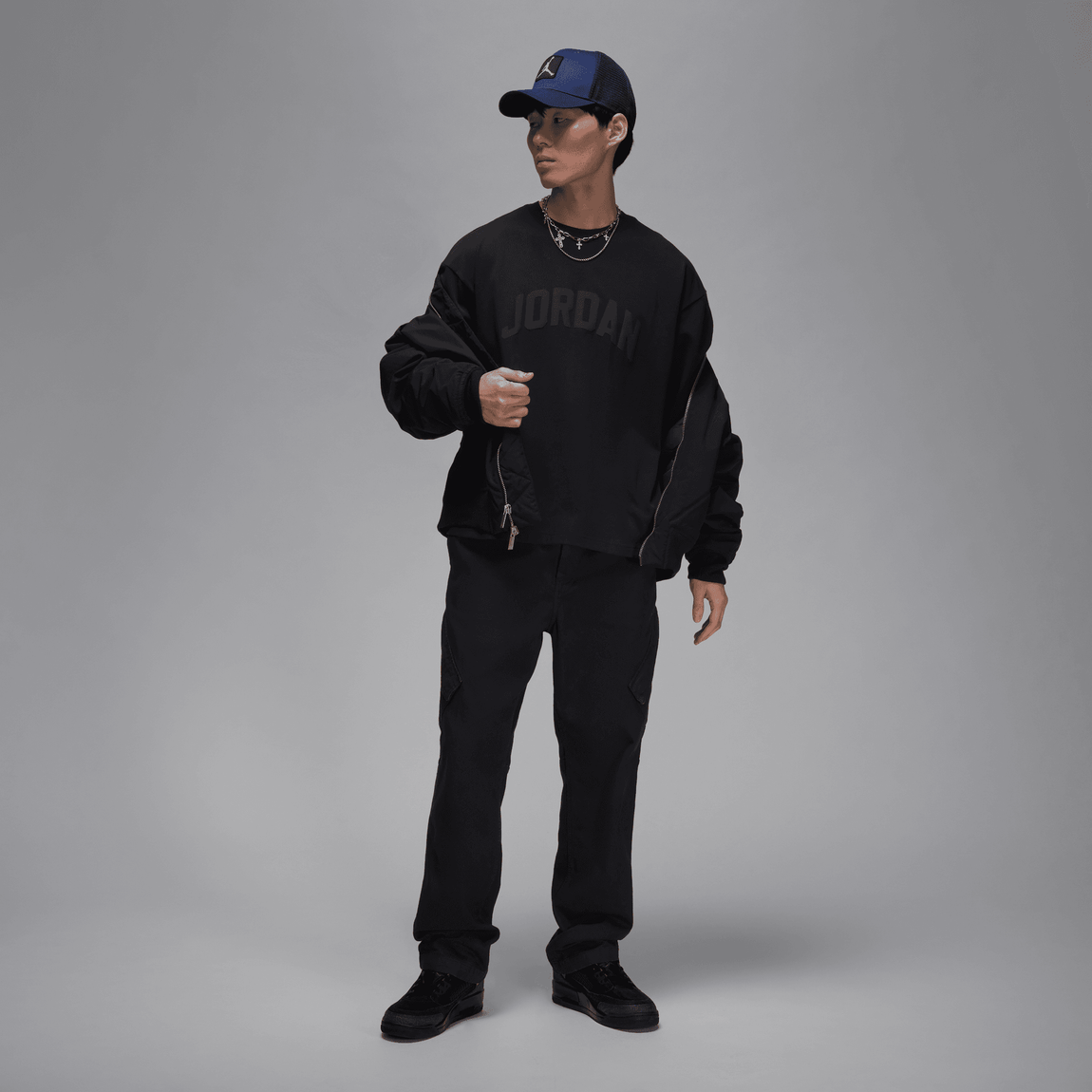 Jordan Flight Essentials T-Shirt (Black/Black) - Jordan Flight Essentials T-Shirt (Black/Black) - 