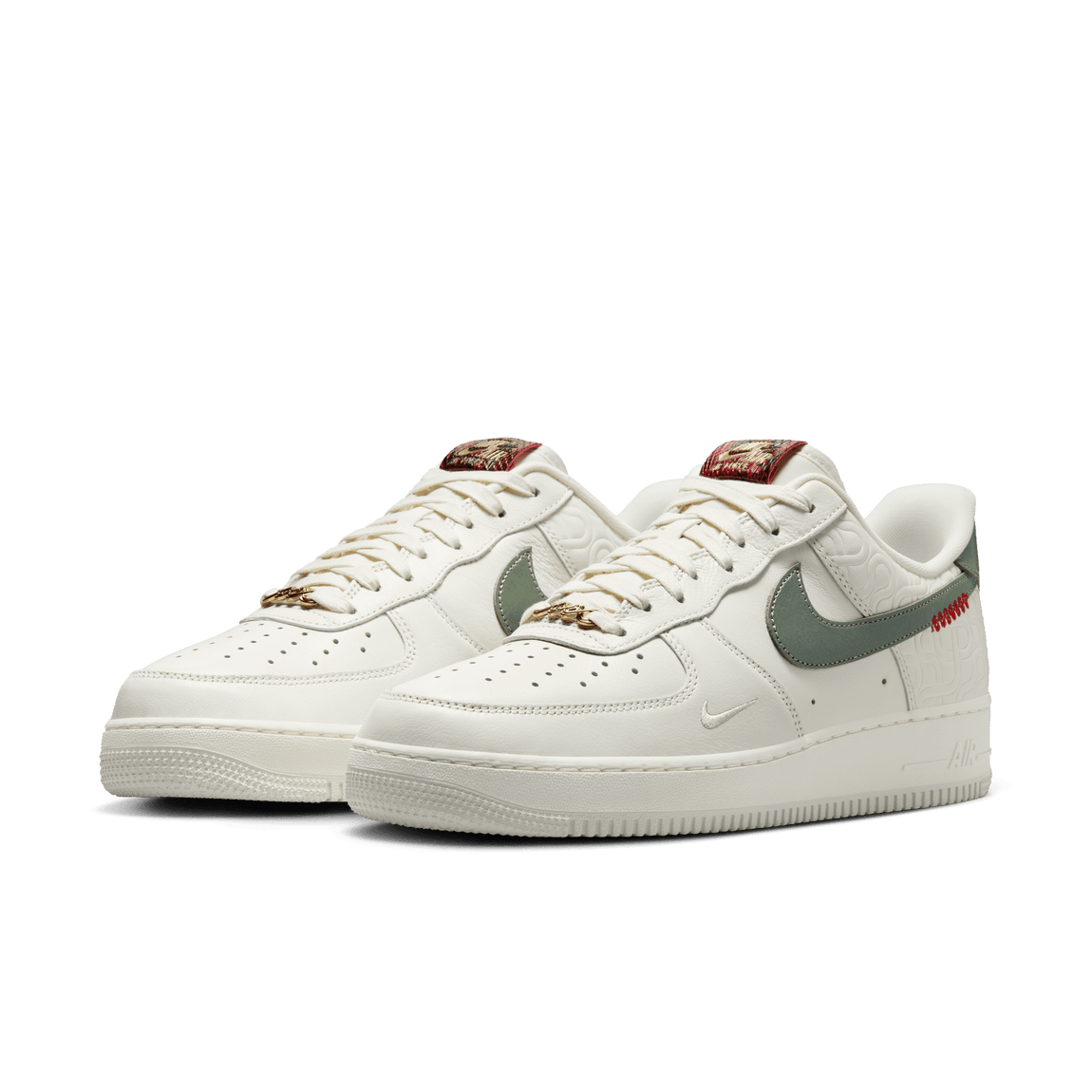 Nike Air Force 1 ’07 (Sail/Jade Horizon-Light Bone) - Nike Air Force 1 ’07 (Sail/Jade Horizon-Light Bone) - 