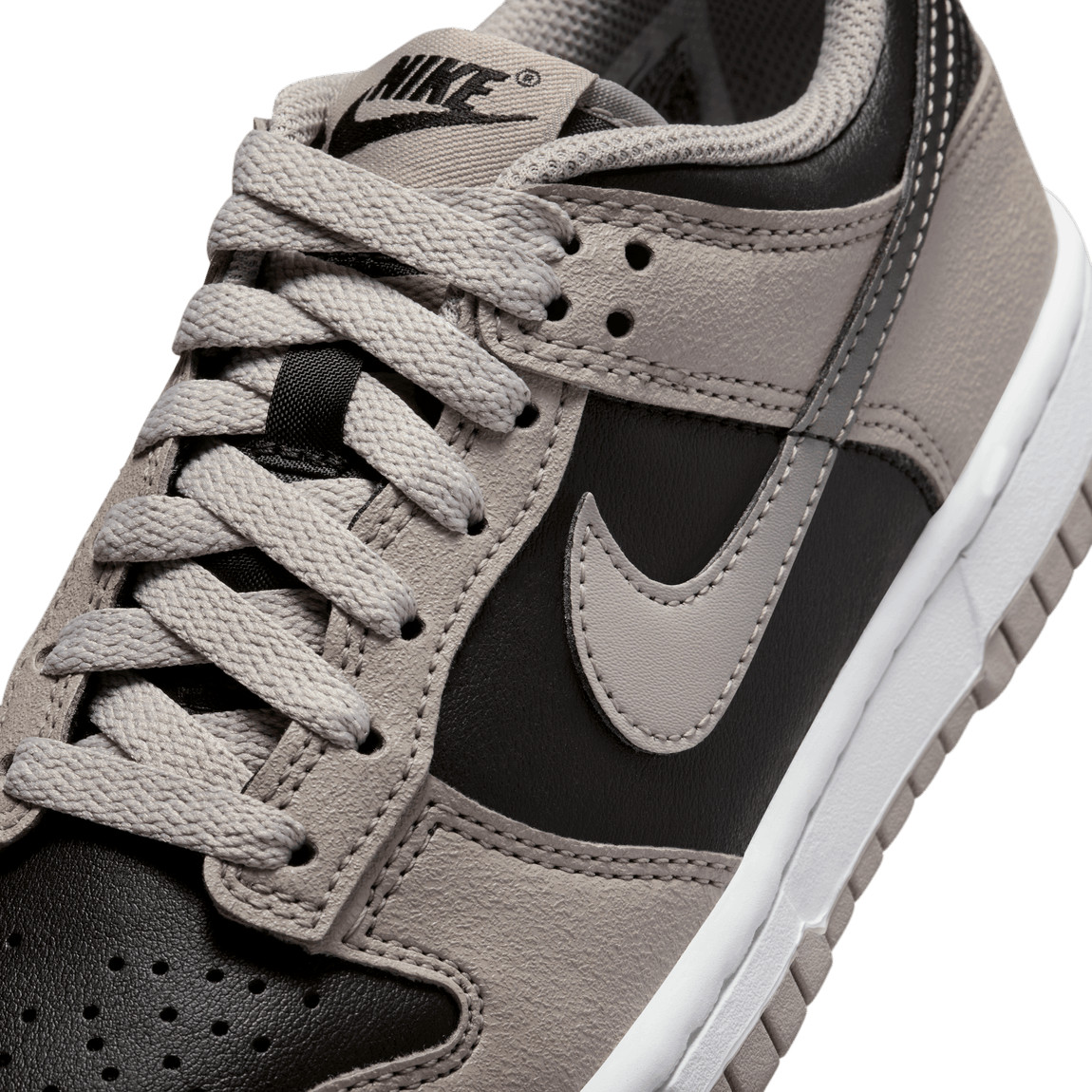Kids' Nike Dunk Low (College Grey/Black-White) - Kids' Nike Dunk Low (College Grey/Black-White) - 