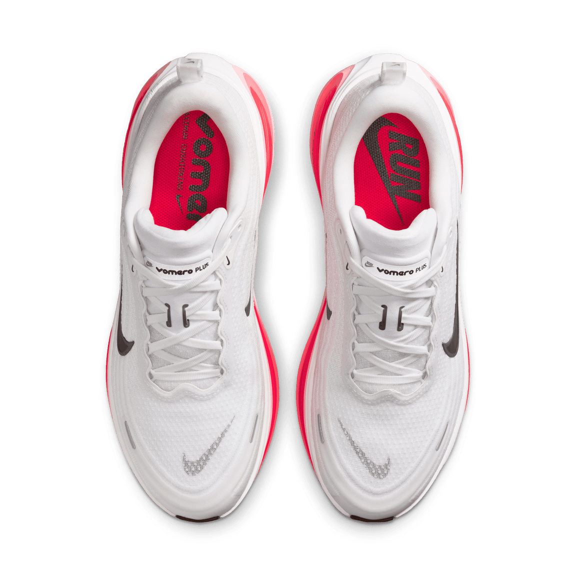 Nike Vomero Plus (White/Black-Bright Crimson) 8/7 - Nike Vomero Plus (White/Black-Bright Crimson) 8/7 - 