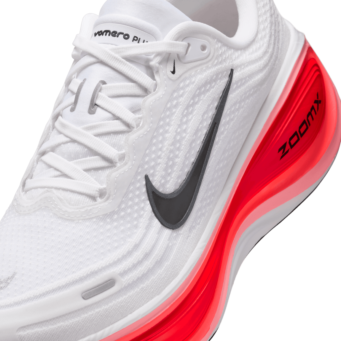 Nike Vomero Plus (White/Black-Bright Crimson) 8/7 - Nike Vomero Plus (White/Black-Bright Crimson) 8/7 - 