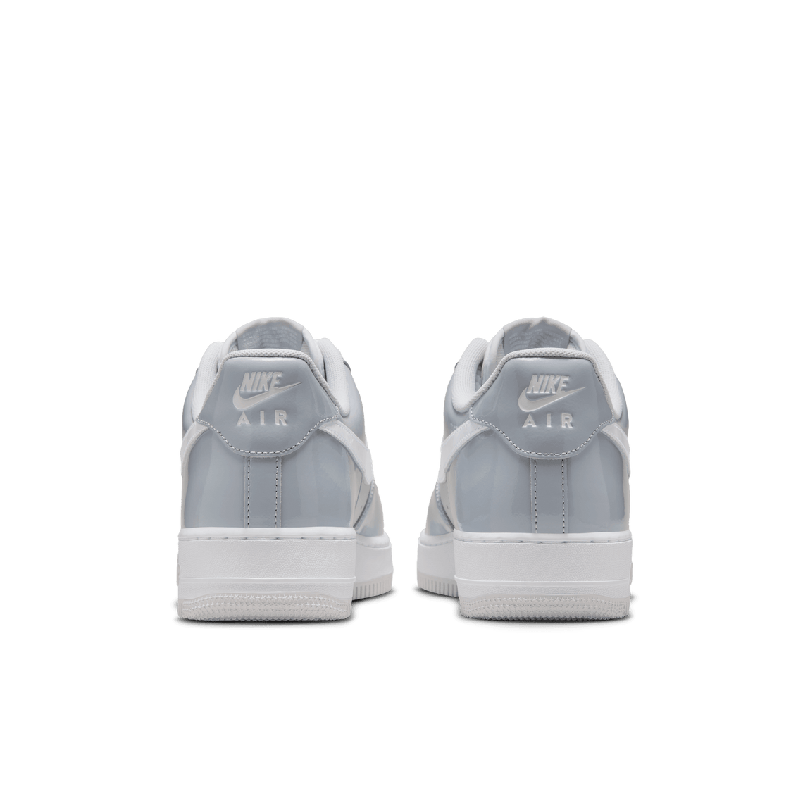 Nike Air Force 1 '07 LV8 Patent Leather (Wolf Grey/White-Vast Grey) - Nike Air Force 1 '07 LV8 Patent Leather (Wolf Grey/White-Vast Grey) - 