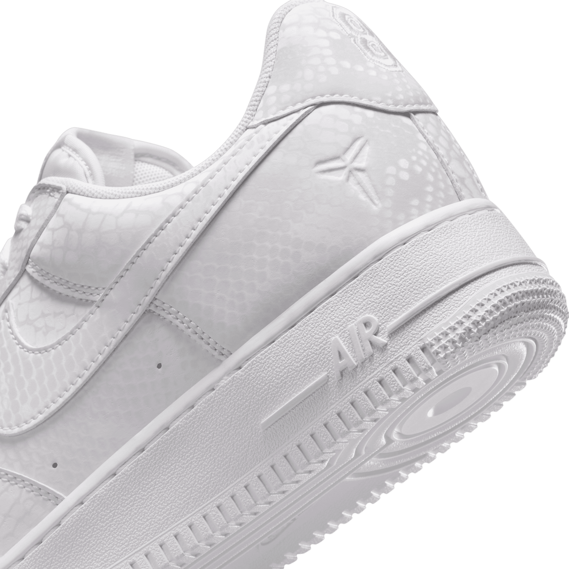Nike Kobe Air Force 1 Low (White/White) - Nike Kobe Air Force 1 Low (White/White) - 